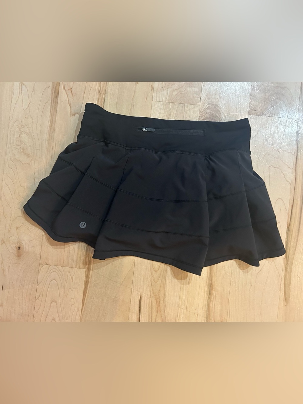 lululemon athletica Black Skater Skirt with Zip Pocket